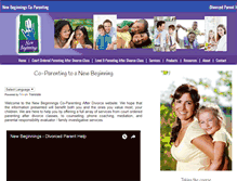 Tablet Screenshot of divorcedparenthelp.com